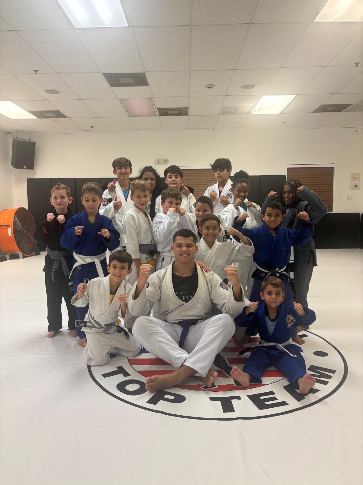Kids class group photo at ATT West Pines